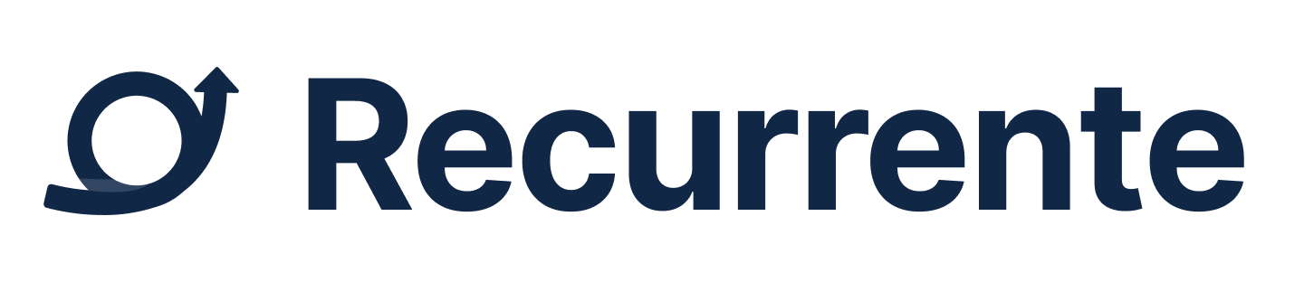 Recurrente logo azul